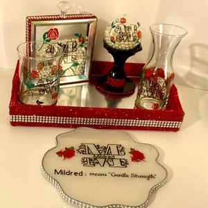 Custom Bling Tray Sets 💎💎💎